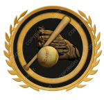 Emblem_Gold_Black_baseball