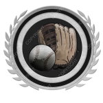 Emblem_Silver_Black_softball