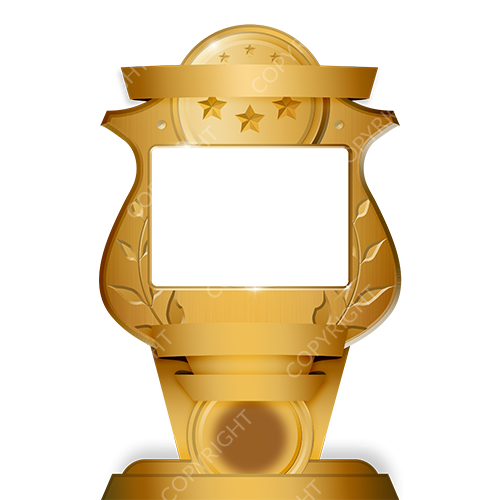 RPL_TrophyPlaque_Gold_HHole_8x10_statue